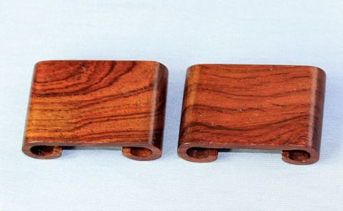 Pair Chinese Hardwood Scroll shape small Display Stand