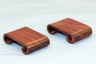 Pair Chinese Hardwood Scroll shape small Display Stand