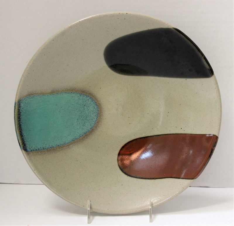 Japanese Contemporary Ceramic Charger, deep serving Platter