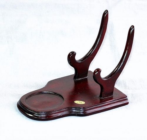 Chinese Hardwood Cup and Saucer Stand