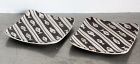 2 Japanese Contemporary Ceramic Fish design Side Dishes