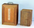 2 Chinese Old Wooden Storage Boxes