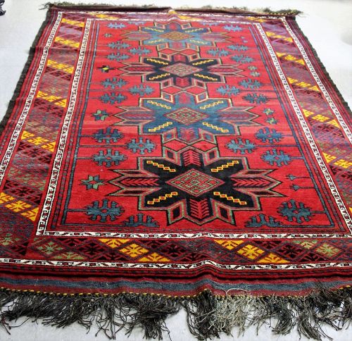 All Wool Afghanistan Room size large Carpet