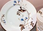 12 French PHL Depose Porcelain Dessert Plates