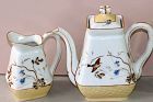 French PHL Depose Porcelain Tea Pot and Milk Jug