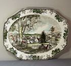 English Johnson Brother's Ironstone Turkey Platter