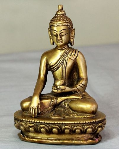 Tibetan Himalayan Brass Buddha