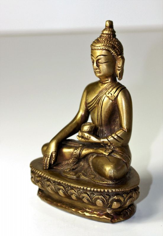 Tibetan Himalayan Brass Buddha