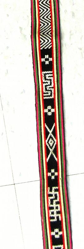 Tibetan Himalayan Woven Lady's Belt, Sash