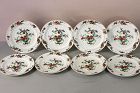 8 American K T & K Knowles, Taylor & Knowledge"China Dessert Plates
