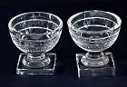 Pr. Waterford Crystal Salt & Pepper Cellars, Signed