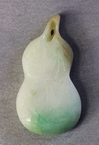 Chinese Jadeite Jade Double Gourd shape Pendant