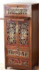 Chinese Music Cabinet, carved wood