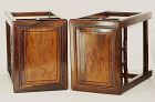 Pair Chinese Hunghuali Wood Tables