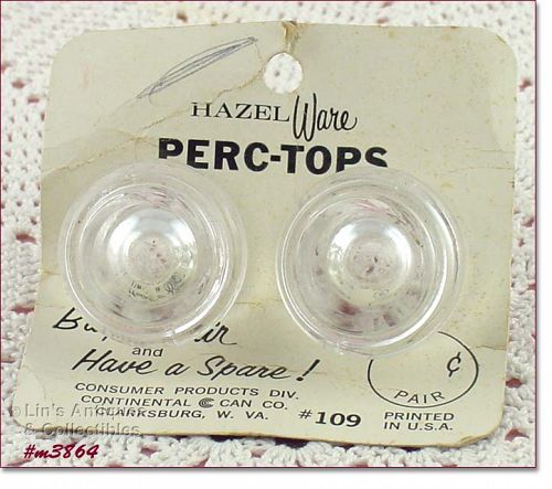 Vintage Hazelware Percolator Glass Tops