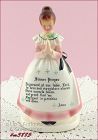 Enesco Prayer Lady Pink Dress Napkin Holder