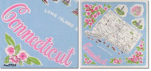 State Souvenir Hanky Connecticut