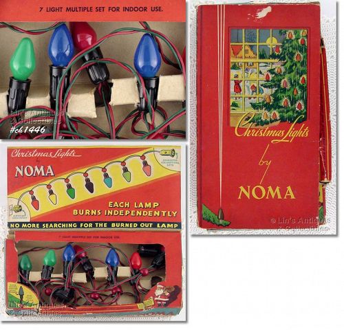 Vintage Noma Christmas Lights in Original Box