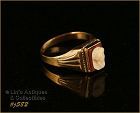 Vintage 10k Rose Gold Cameo Ring
