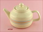 McCoy Stonecraft Pink and Blue Teapot