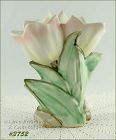 McCoy Pottery Tulip Vase Pale Pink Tips