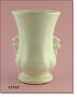 McCoy Pottery Vintage White Vase 8 Inches Tall