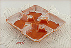 McCOY POTTERY – SQUARE SECTIONAL ASH TRAY