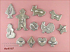 ALUMINUMWARE – 1 DOZEN COOKIE CUTTERS