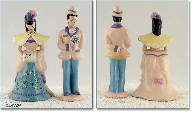 Vintage Kaye Finch Courting Couple Figurines
