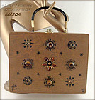 Collins of Texas Mille Fleur Wooden Box Bag Enid Collins
