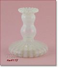 VINTAGE FENTON SPIRAL OPTIC CANDLESTICK