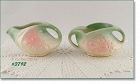 McCoy Pottery Pastel Daisy Creamer and Sugar