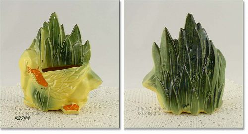 McCoy Pottery Duck and Leaves Planter
