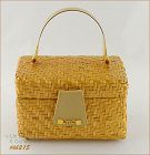 Vintage Koret Wicker Handbag Purse