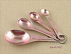 ALUMINUMWARE – MEASURING SPOONS (PINK)