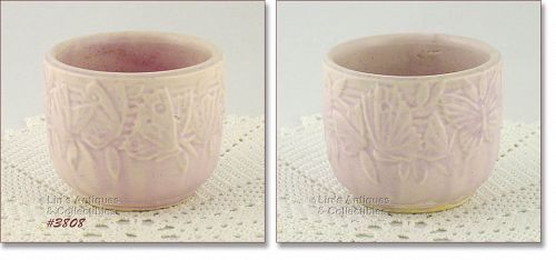 McCoy Pottery Butterfly Line Planter Small Jardiniere Matte Lavender