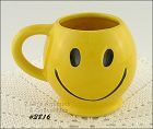 McCoy Pottery Smile Happy Face Mug