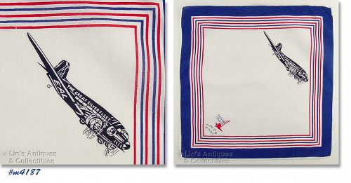 Eastern Airlines Junior Pilot Vintage Handkerchief