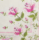 PINK AND WHITE ROSES HANDKERCHIEF