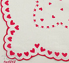 LOTS OF HEARTS VALENTINE HANDKERCHIEF