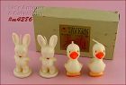 Vintage Tavern Candle Co Easter Candles Bunnies and Ducks