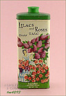 Vintage Tin of Lander NY Lilacs and Roses Talc