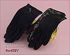 2 PAIRS BLACK GLOVES (SIZE 6 – 6 ½)