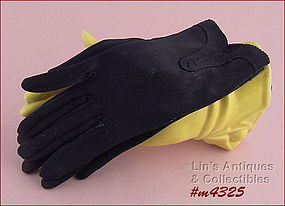 BLACK GLOVES (SIZE 6 ½)