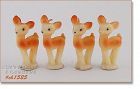 TAVERN CANDLE COMPANY 4 YOUNG RUDOLPH VINTAGE CANDLES