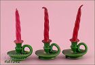 Gurley Candle Lot of Three Chamber Candles