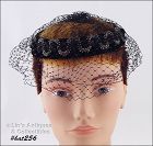 Vintage Hat with Black Netting Veil
