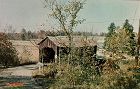 Postcard Indiana Covered Bridge