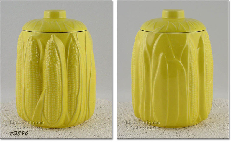 Vintage McCoy Pottery Yellow Corn Cookie Jar