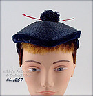 Vintage Bentley Bonnets Navy Blue Hat